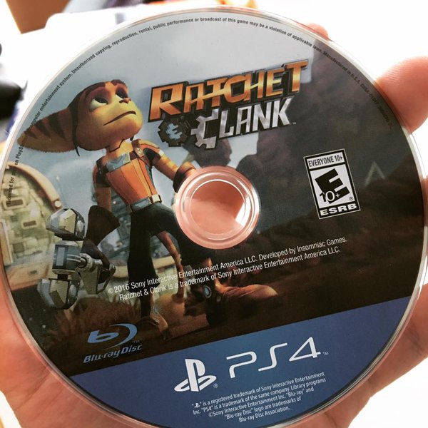 disque de jeu ratchet & clank PS4