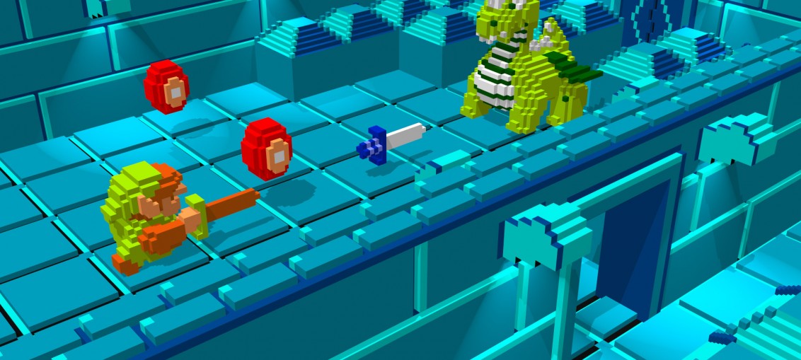 Zelda 1 projet voxel 3d jeu gratuit