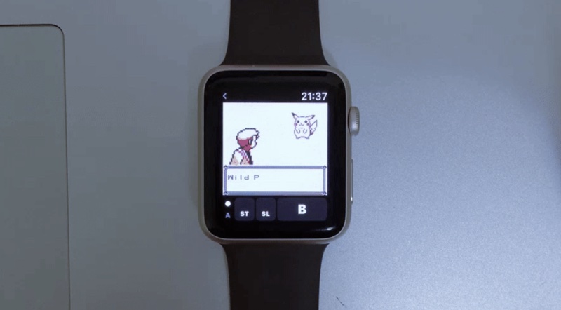apple watch pokemon jaune