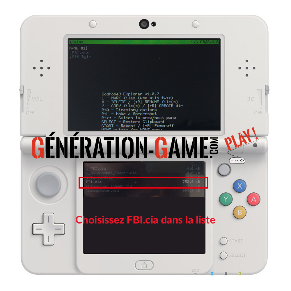 FBI tuto 3DS hack