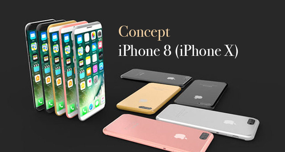 concept de l'iphone 8