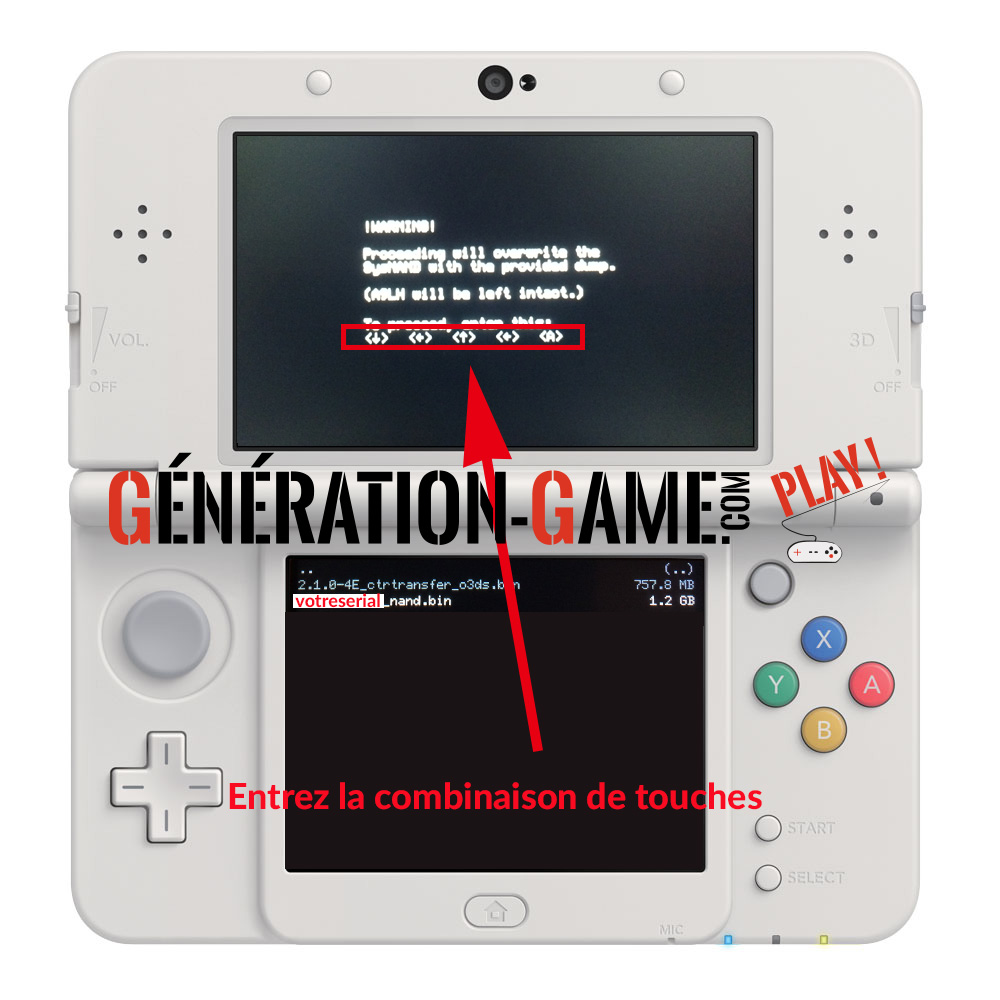 installation hacks 3ds restauration