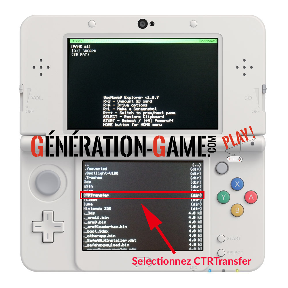 restauration nand 3ds