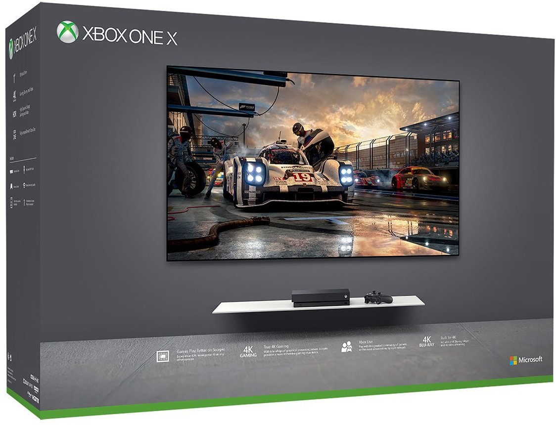 Xbox One X les visuels du packaging et nouvelles photos de la console