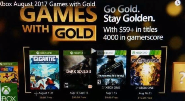 leak games with gold aout 2017