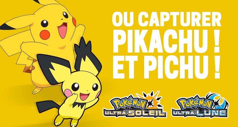 Pokemon Ultra Soleil Et Lune Comment Obtenir Pichu Et