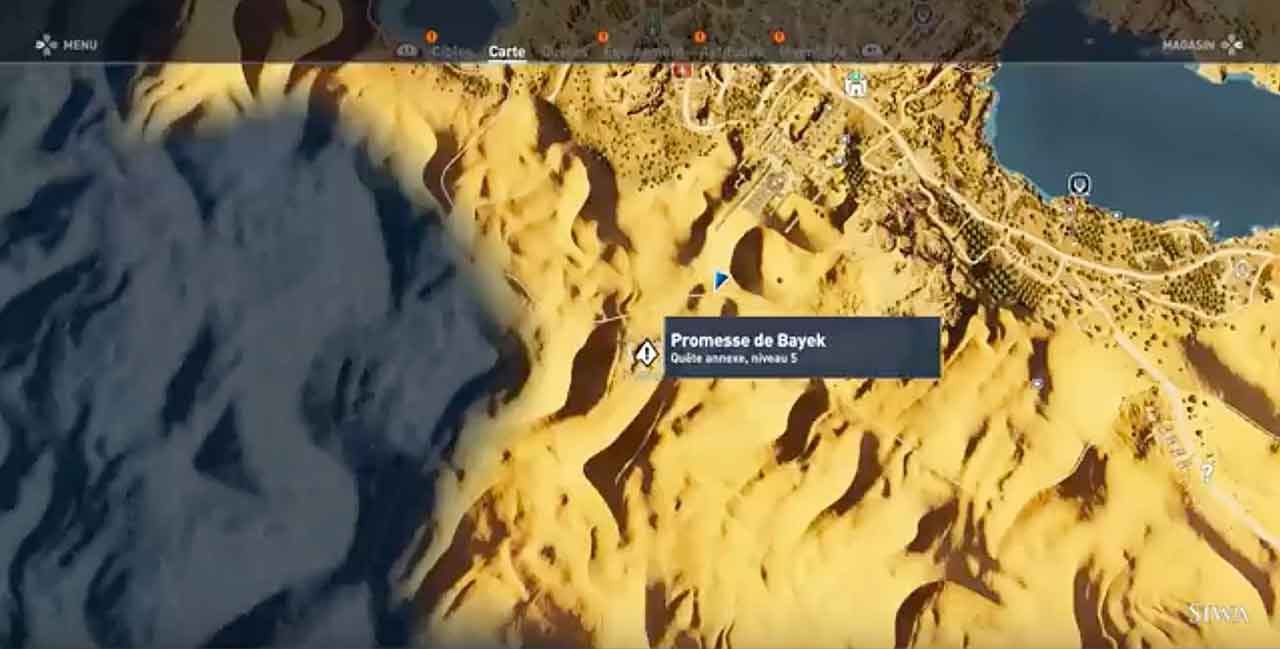 Assassin’s Creed Origins où se trouvent tous les cercles de pierres astrologiques du jeu