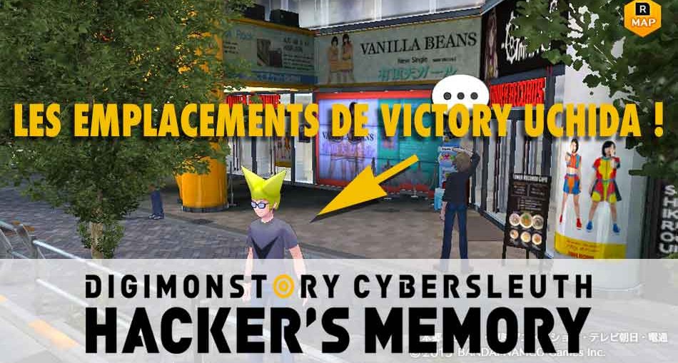 liste-emplacement-victory-uchida-Digimon-Story-Cyber-Sleuth-Hackers-Memory