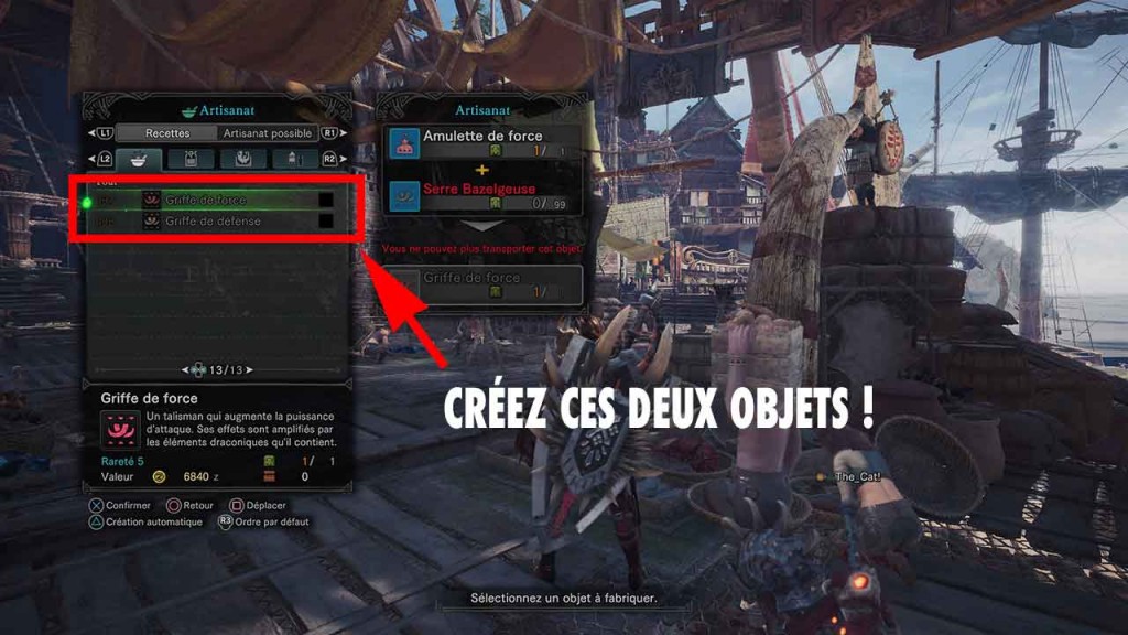 griffe-de-force-et-de-defense-monster-hunter-world