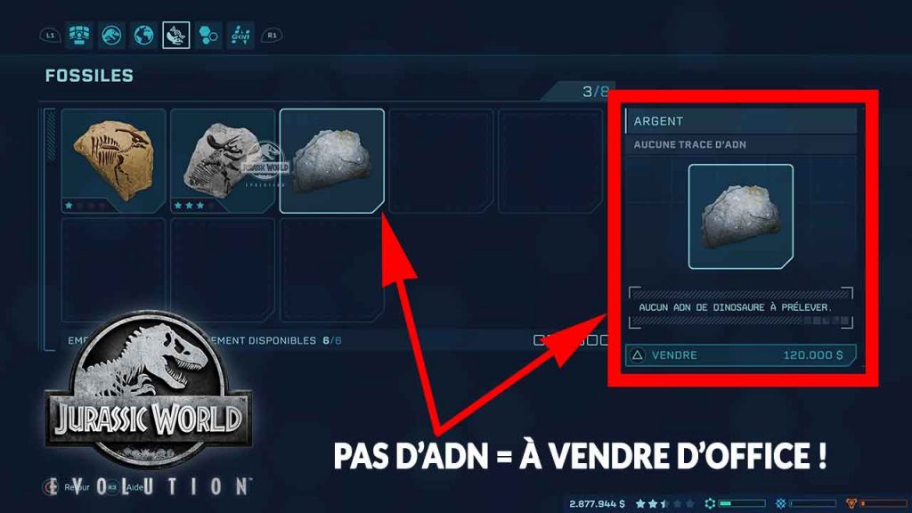 Jurassic-World-Evolution-fossile-argent