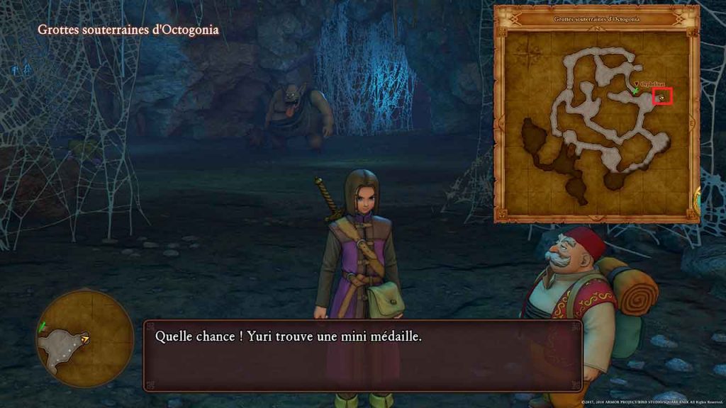 dragon-quest-11-mini-medaille-13-grottes-souterraines-octogonia