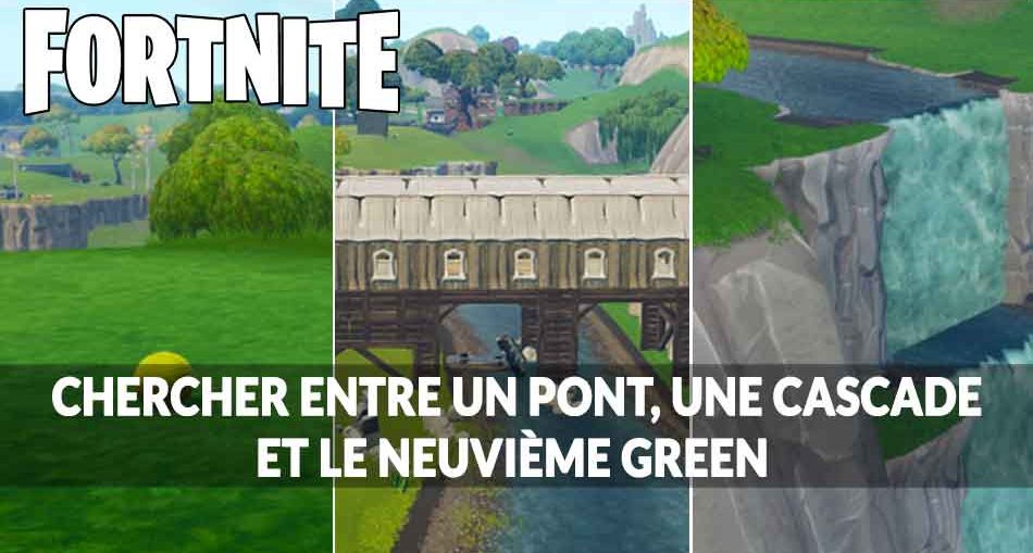 fortnite solution defi semaine 10 saison 5 - chercher entre fortnite