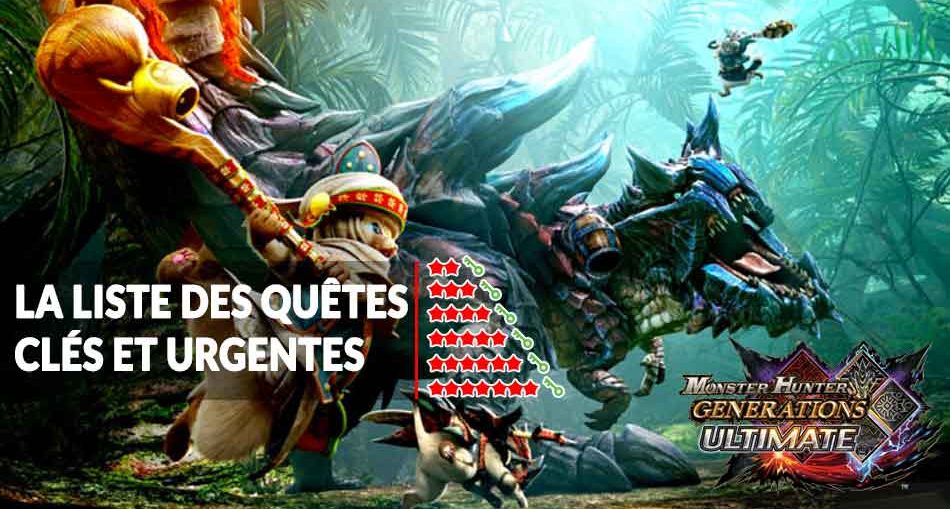 Astuces Guide Et Wiki Monster Hunter Generations Ultimate Generation Game