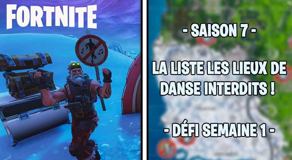 Guide Fortnite défi semaine 1 de la saison 7 ou se ... - 950 x 520 jpeg 43kB