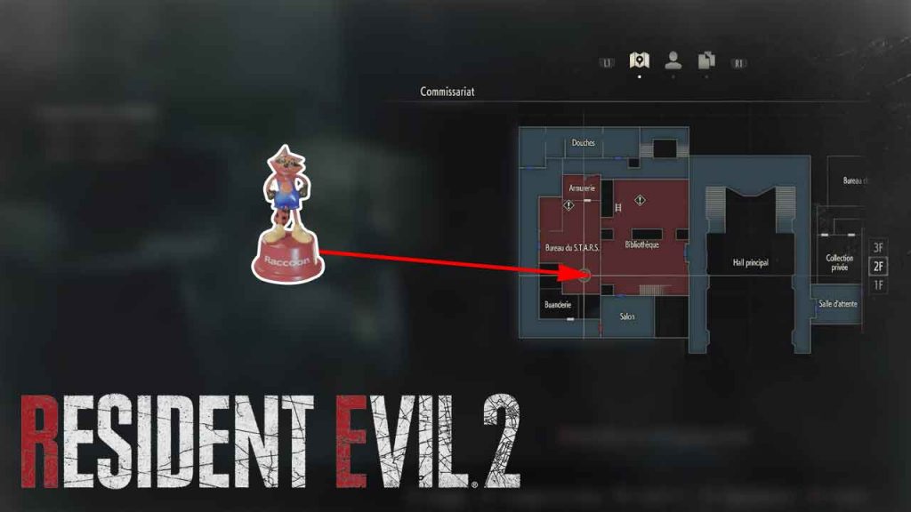 emplacement-jouet-mr-raccoon-02-resident-evil-2-remake