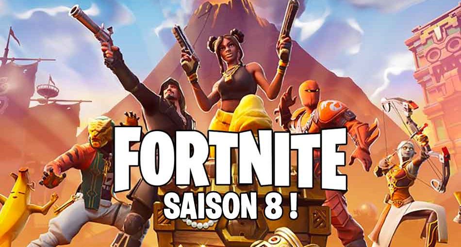 fortnite saison 8 changements et nouveaute - mise a jour fortnite horaire