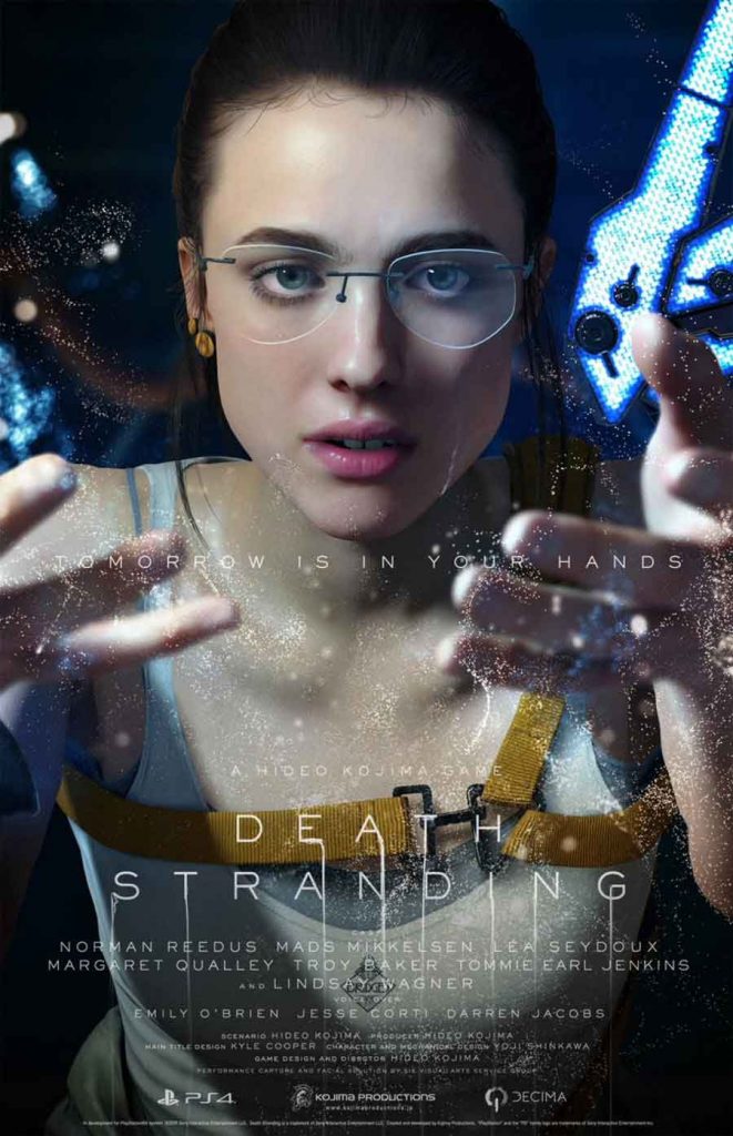 affiche-death-stranding-personnage-mama-margaret-qualley