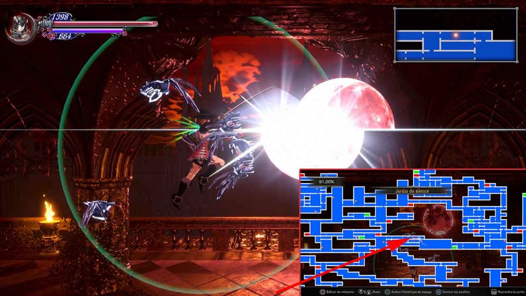 Bloodstained-Ritual-of-the-Night-jardin-du-silence-lune-rouge-couper-en-deux