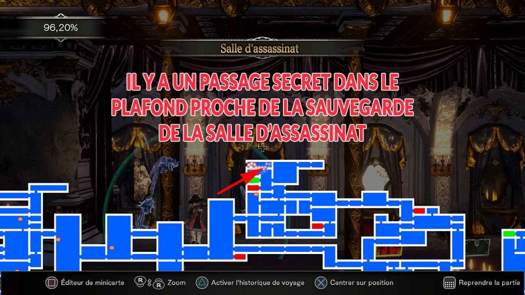 Bloodstained-Ritual-of-the-Night-zone-retro-passage-secret-carte