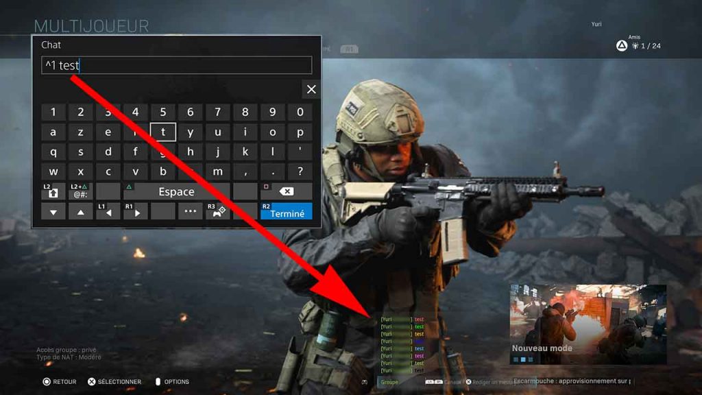 Cod-Modern-Warfare-changer-couleur-textes-chat
