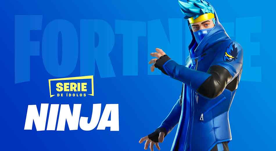 Fortnite Ninja Blue Hair Outfit - wide 1