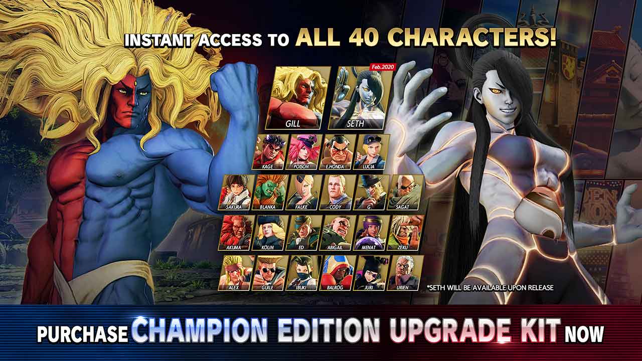 street-fighter-5-pack-mise-a-jour-champion-edition-personnages