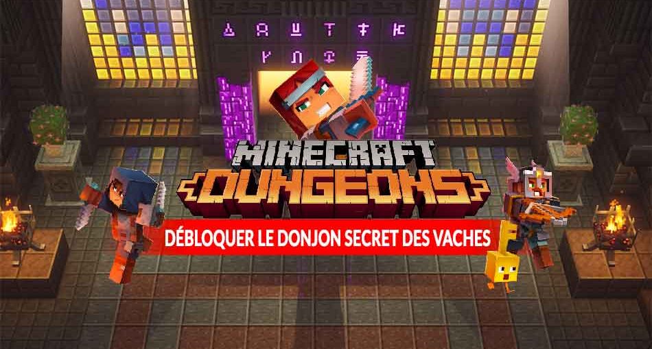 Minecraft-Dungeons-debloquer-monde-donjon-secret-des-vaches-guide