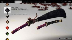 Ghost-of-Tsushima-kit-de-sabre-patte-d-ours-lunaire