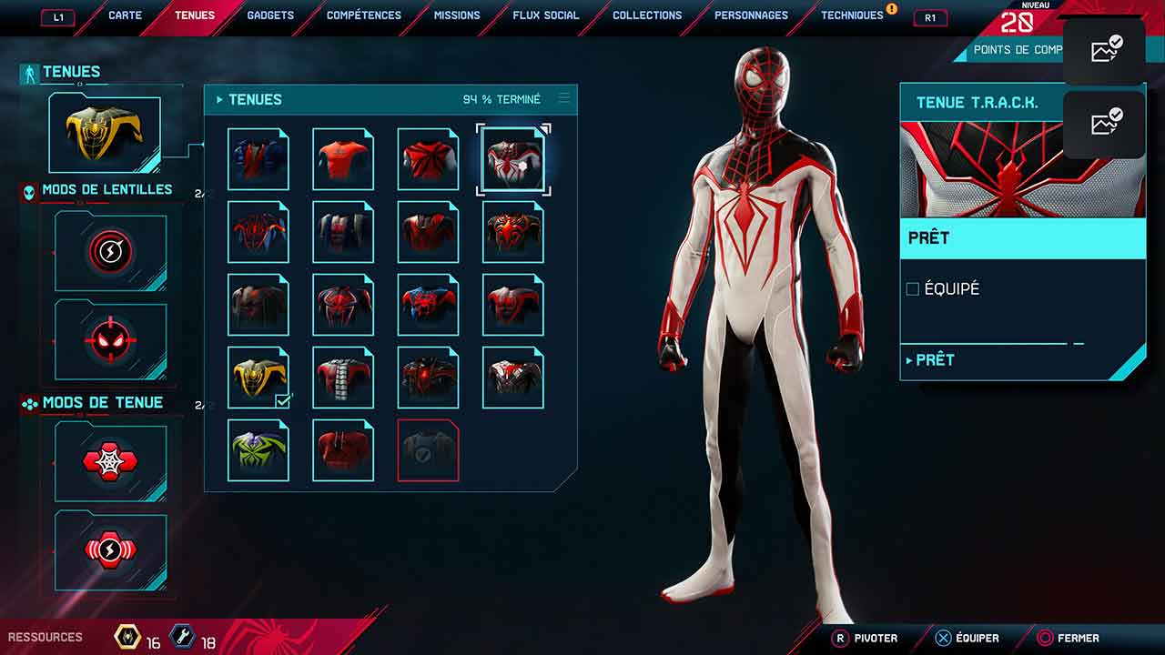 Guide Marvel Spider-Man Miles Morales comment débloquer de nouveaux costumes et obtenir toutes les tenues du jeu