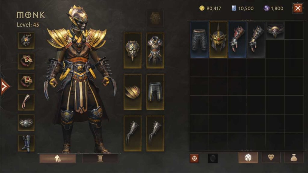 classe-moine-diablo-immortal-equipement