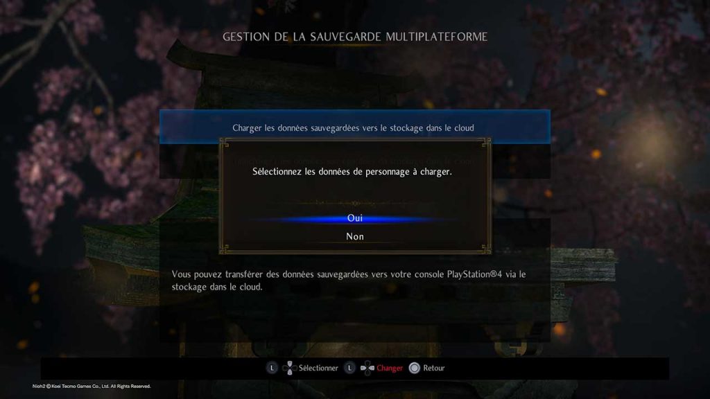 Nioh-collection-envoyer-sauvegarde-dans-le-cloud-PS4-PS5