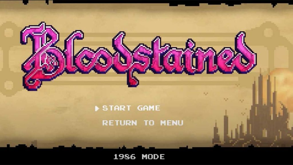 activer-le-mode-classique-1986-Bloodstained-Ritual-of-the-Night