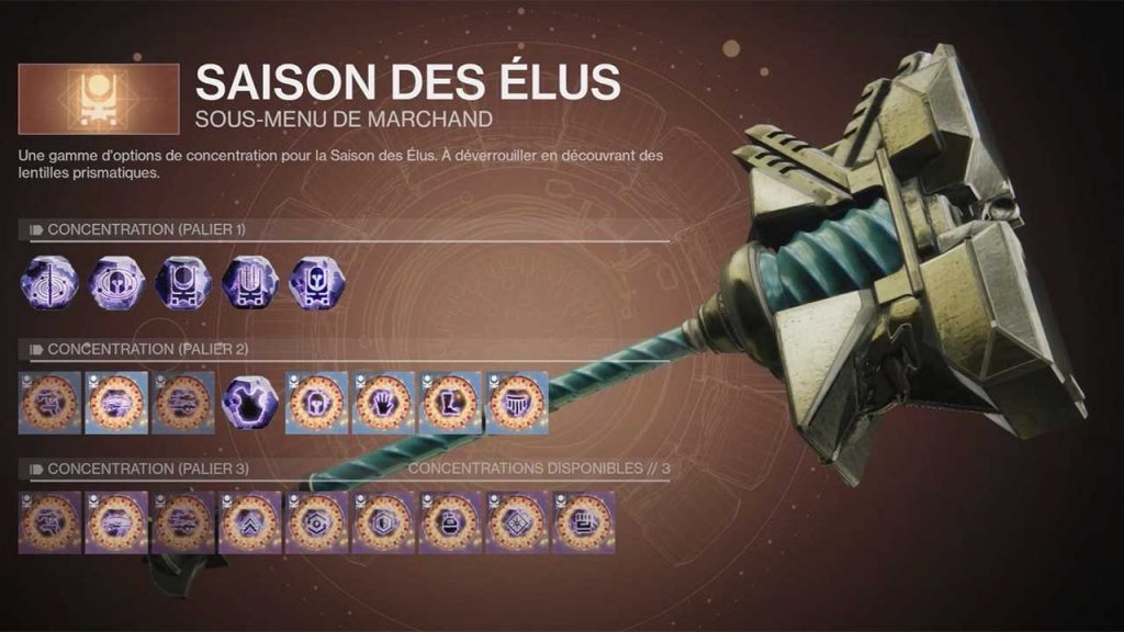 saison-des-elus-destiny-2-concentration-engrammes-lentilles-prismatiques