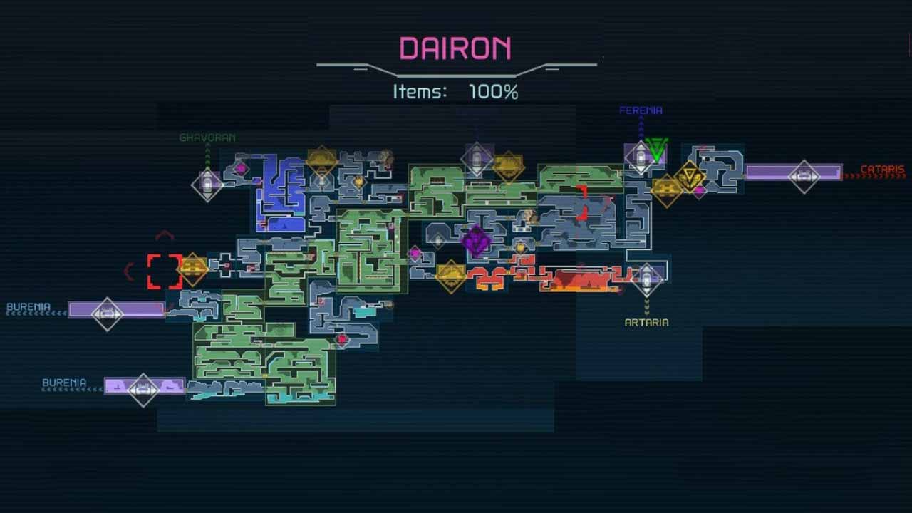 Карта metroid dread
