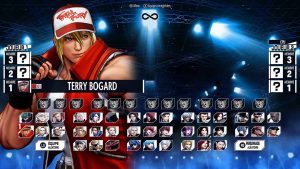 menu-selection-des-personnages-the-king-of-fighters-XV