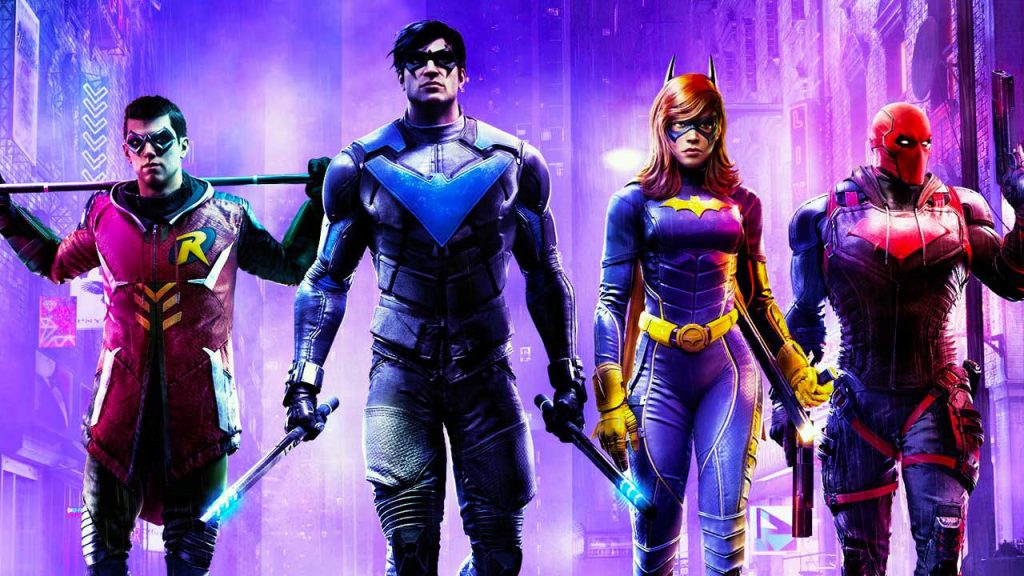 les-quatre-personnages-jouable-de-Gotham-Knights