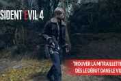 emplacement-arme-mitraillette-TMP-resident-evil-4-remake