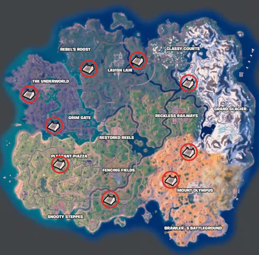 carte-emplacements-des-bunkers-armement-fortnite