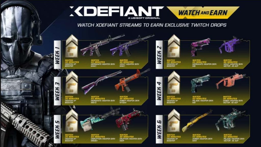 liste-recompenses-twitch-drops-xdefiant-sortie-du-jeu
