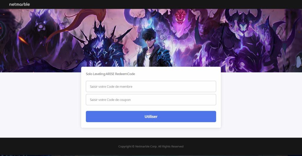 utiliser-un-coupon-redeem-code-solo-leveling-arise